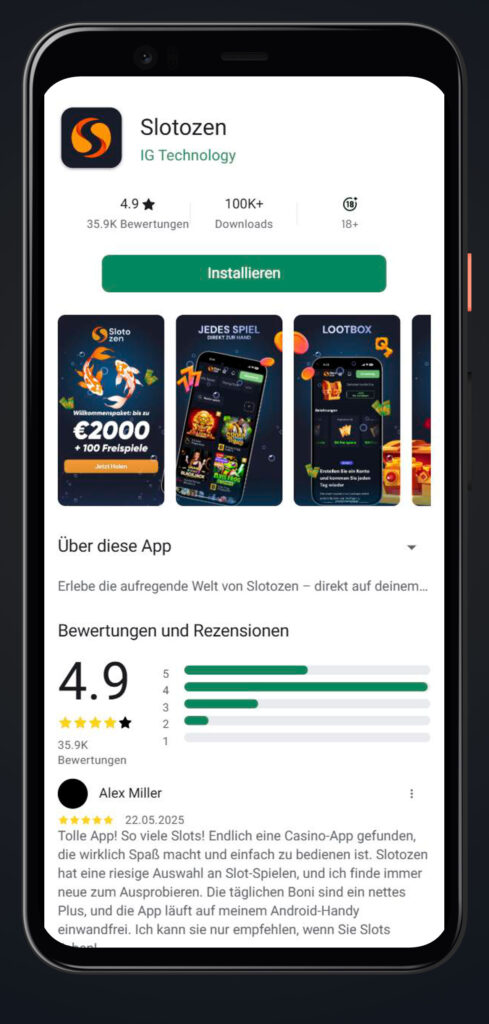 Slotozen-Casino (Mobile-App)
