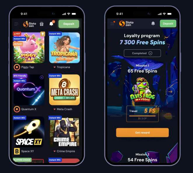 Mobile-Slots im Slotozen-Casino
