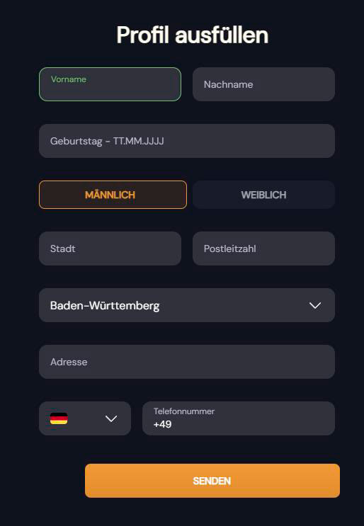 Slotozen Casino registrieren