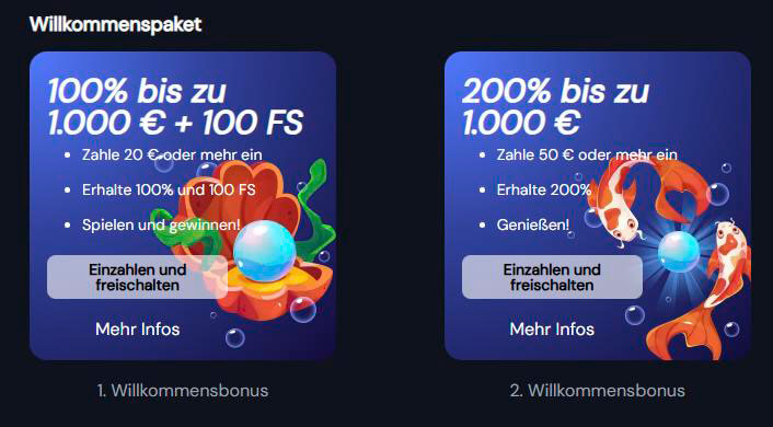 Willkommensbonus-Slotozen-Casino